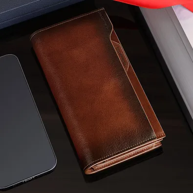 TITAN HOLD MEN’S YELLOW BROWN WALLET